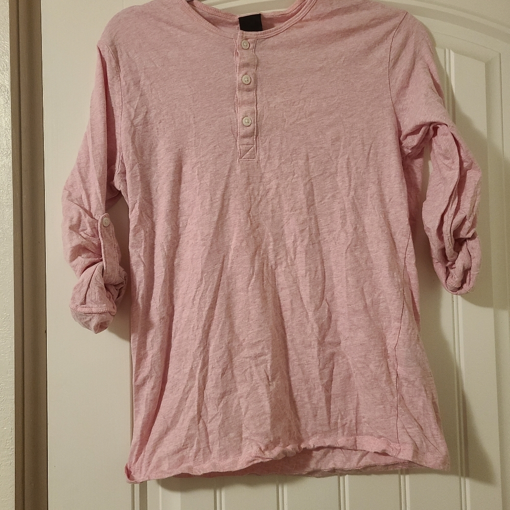 Pink H&M henley